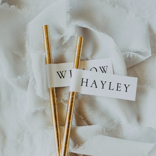 Ellesmere Plaats Kaart Stro Flags Drink Labels