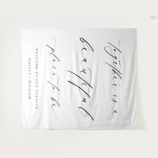 Ellesmere Samen is een prachtige plek om te zijn Wandkleed (Voorkant (horizontaal))