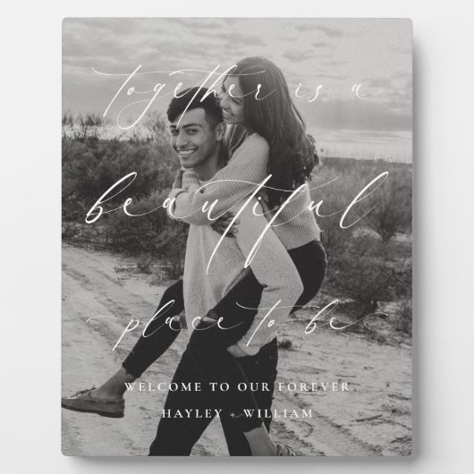 Ellesmere Samen is een prachtige plek welkom Fotoplaat (Voorkant)