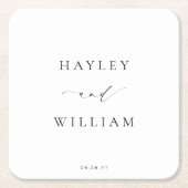 Ellesmere Trouwnamen Kartonnen Onderzetters (Voorkant)