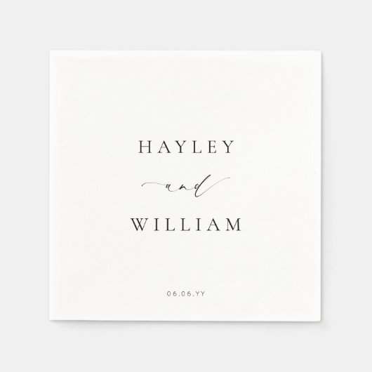 Ellesmere Trouwnamen Servet (Voorkant)