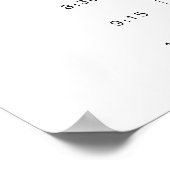 Ellesmere volgorde van evenementen welkom poster (Hoek)