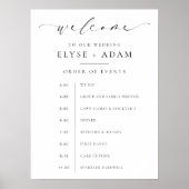 Ellesmere volgorde van evenementen welkom poster (Voorkant)