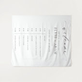 Ellesmere Volgorde van Evenementen Welkom Wandkleed (Voorkant (horizontaal))