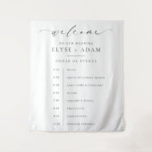 Ellesmere Volgorde van Evenementen Welkom Wandkleed (Voorkant)