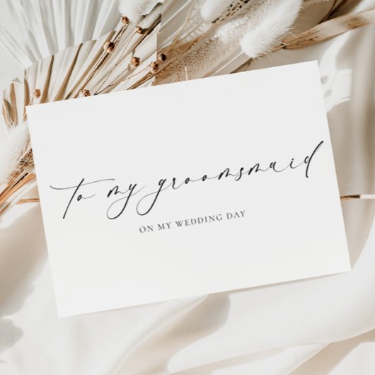 Ellesmere Voor Mijn Bruidsmeisje Trouwdag Kaart