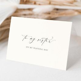 Ellesmere Voor Mijn Zuster Trouwdag Kaart