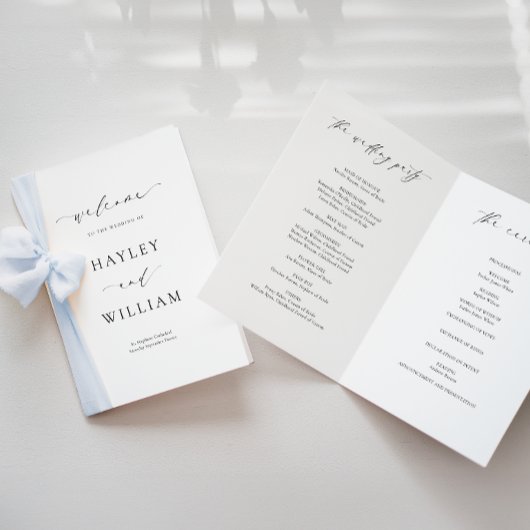 Ellesmere Wedding Ceremony Programma