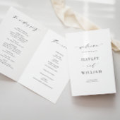 Ellesmere Wedding Ceremony Programma