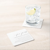 Ellesmere Wedding Fun Facts Kartonnen Onderzetters (Insitu)