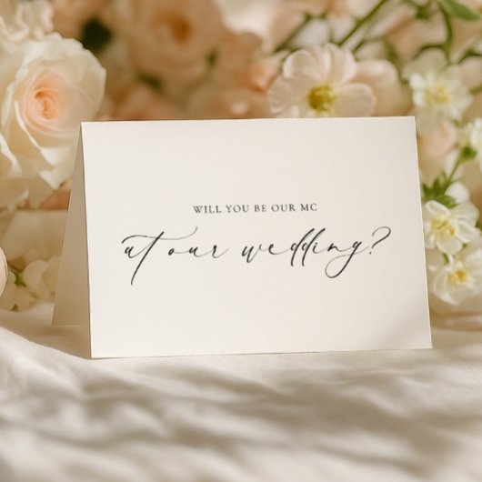 Ellesmere Wedding MC Proposal Folded Card Kaart