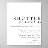 Ellesmere Wedding Venue Transport Shuttle Service Poster (Voorkant)