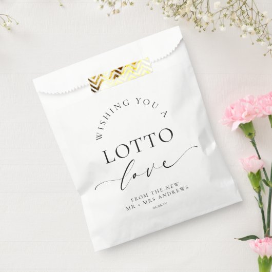 Ellesmere Wishing You A Lotto Love Bruiloft Bedankzakje (Gezegeld)