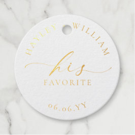 Ellesmere Zijn Favoriet Bedankjes Labels