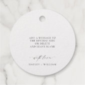 Ellesmere Zijn Favoriet Bedankjes Labels (Achterkant)