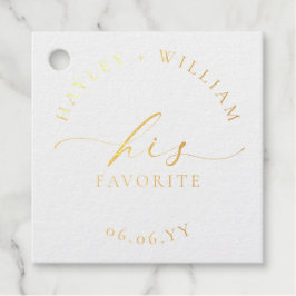 Ellesmere Zijn Favoriet Bedankjes Labels