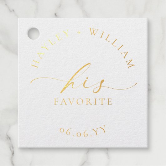 Ellesmere Zijn Favoriet Bedankjes Labels (Voorkant)