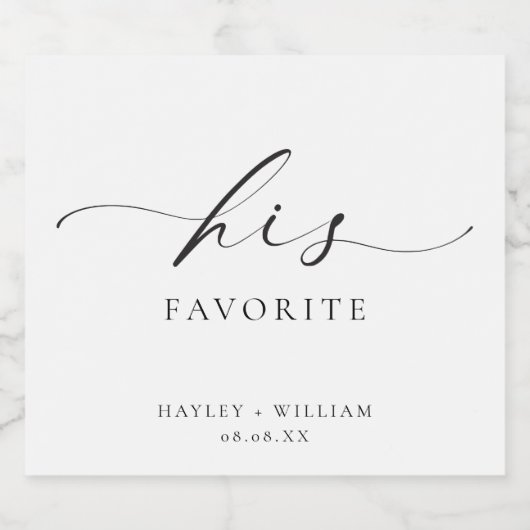 Ellesmere zijn favoriete gunst bier etiket (Enkel label)