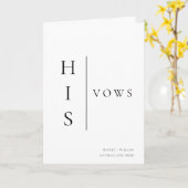 Ellesmere Zijn Vows Wedding Kaart (Gele Bloem)