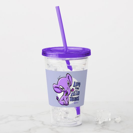 Elli: Hou van de kleine dingen Acryl Drinkbeker (Voorkant ijs)