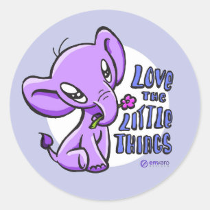 Elli: Hou van de Kleine Dingen olifant sticker