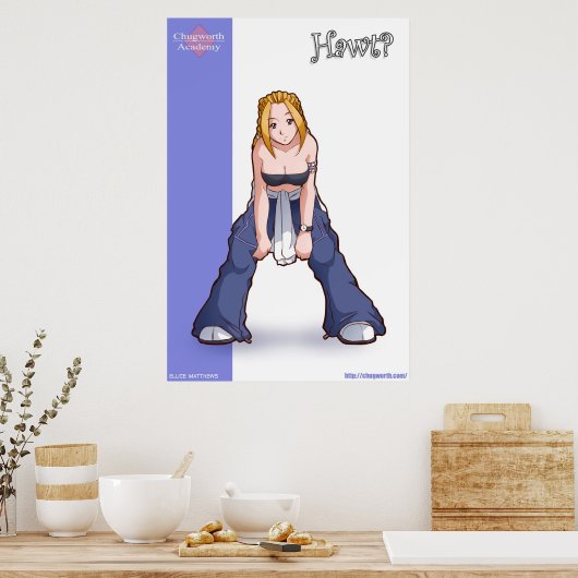 Ellice Matthews: Hawt? Poster (Keuken)