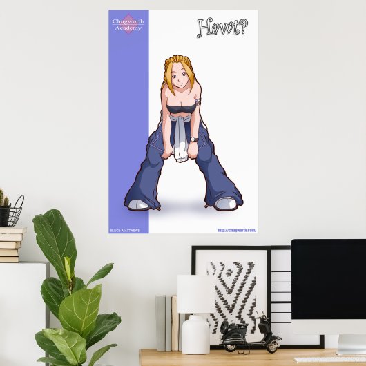 Ellice Matthews: Hawt? Poster (Thuiskantoor)