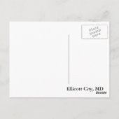 Ellicott City Briefkaart (Achterkant)