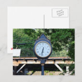 Ellicott City, Maryland Clock Briefkaart (Voorkant / Achterkant)