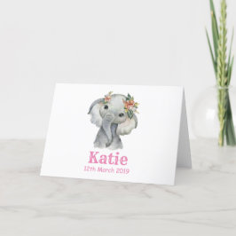 Ellie Birth Card Kaart
