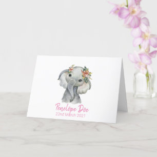 Ellie Birth Card Kaart