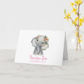 Ellie Birth Kaart (Gele Bloem)