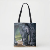 Ellie, de olifant tote bag (Voorkant)