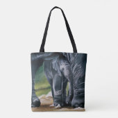 Ellie, de olifant tote bag (Achterkant)
