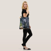 Ellie, de olifant tote bag (Op model)