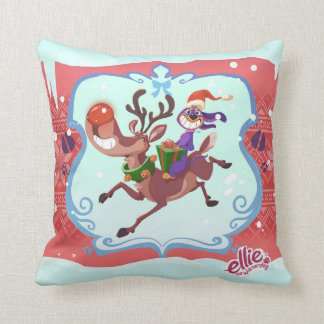 Ellie de Wienerdog® WeenDeer Kerst Kussen