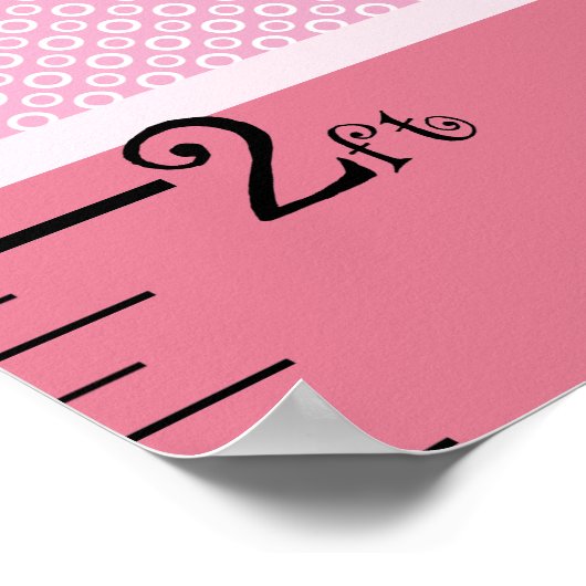 Ellie/Ella Elephant/Owl Growth Chart Keep at 8x44! Poster (Hoek)