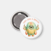 Ellie – Het Grootogige Skeptische Monster Magneet (Voorkant / Achterkant)