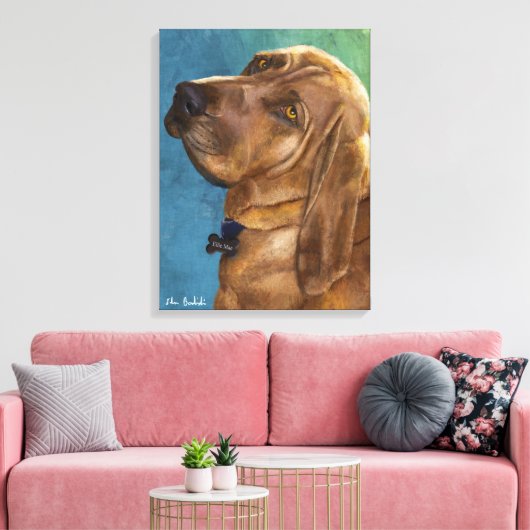 Ellie Mae Canvas Afdruk (Insitu (Woonkamer))