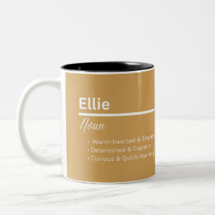 Ellie Meisnaam Definitie Mok Persoonlijke Cute