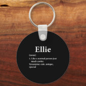 Ellie naam definitie sleutelhanger (Voorkant)