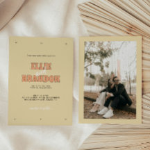 ELLIE Retro Modern Bold Typografie Huwelijk