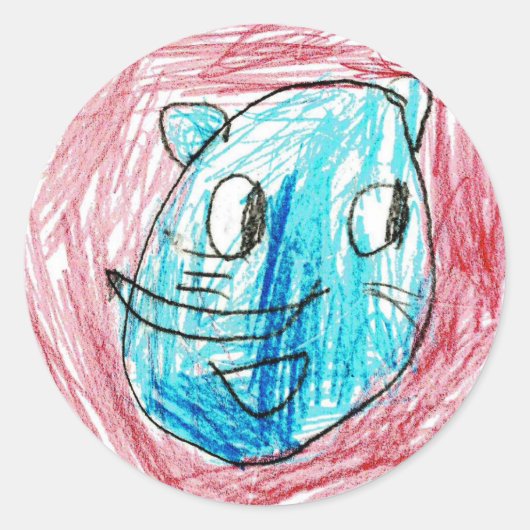 Ellie: Ronde Sticker (Voorkant)