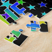 "ELLIE" Voornaam, geun "HAPPY BIRTHDAY" Legpuzzel (Zijkant)