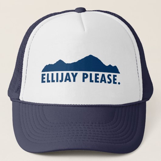 Ellijay Georgia alsjeblieft Trucker Pet (Voorkant)