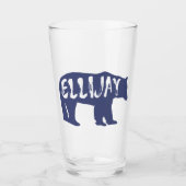 Ellijay Georgia Beer Glas (Voorkant)