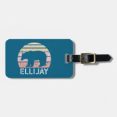 Ellijay Georgia Retro Beer Bagagelabel (Voorkant horizontaal)