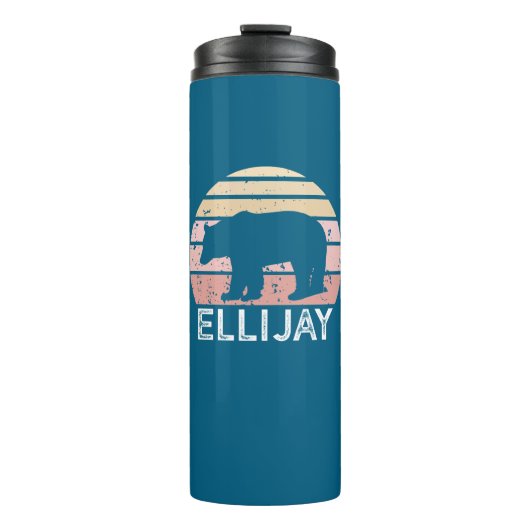 Ellijay Georgia Retro Beer Thermosbeker (Voorkant)