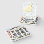 Ellijay, Gilmer County Courthouse, Georgia Onderze Stenen Onderzetter (Zijkant)