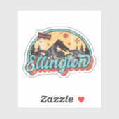 Ellington, Connecticut Sticker (Vel)